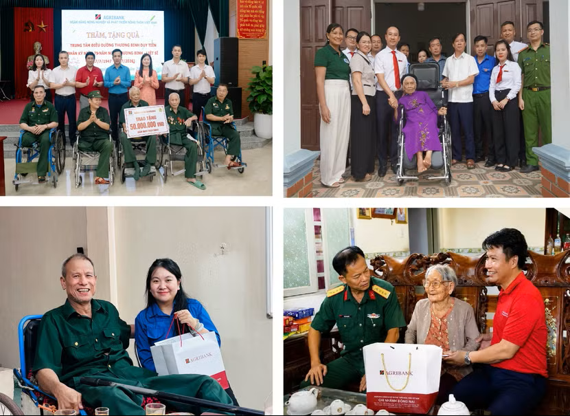 Agribank lan tỏa nghĩa tình tri ân thương binh - liệt sĩ, người có công với cách mạng - Ảnh 10.