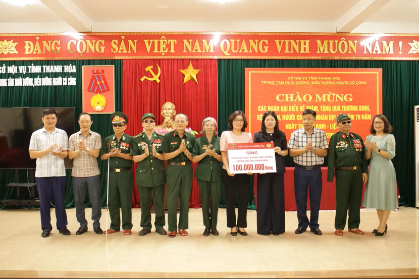 Agribank lan tỏa nghĩa tình tri ân thương binh - liệt sĩ, người có công với cách mạng - Ảnh 5.