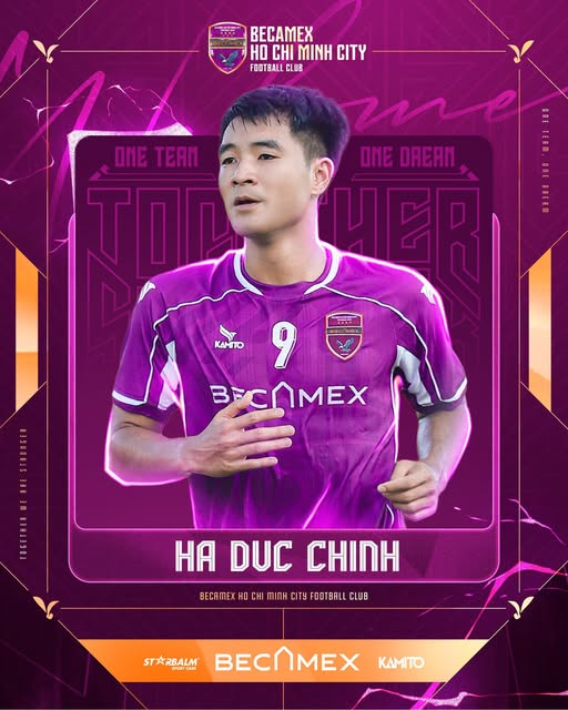 Hà Đức Chinh tái hợp Becamex TP.HCM - Ảnh 1.