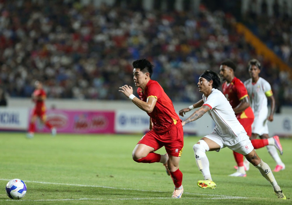 Sự góp mặt của Đình Bắc giúp tăng cường sức tấn công cho tuyển Việt Nam ở ASEAN Cup 2026. Ảnh: Hoàng Linh