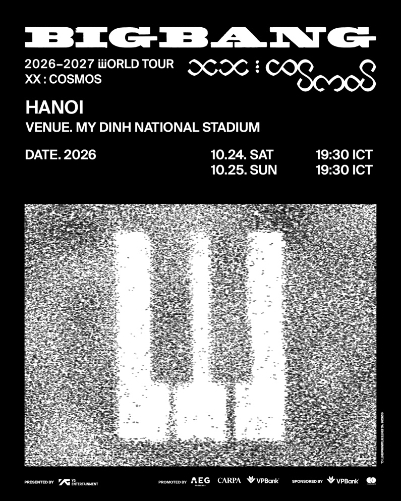 BIGBANG 2026-2027 WORLD TOUR ( XX : COSMOS )  in Hanoi  - Ảnh 1.