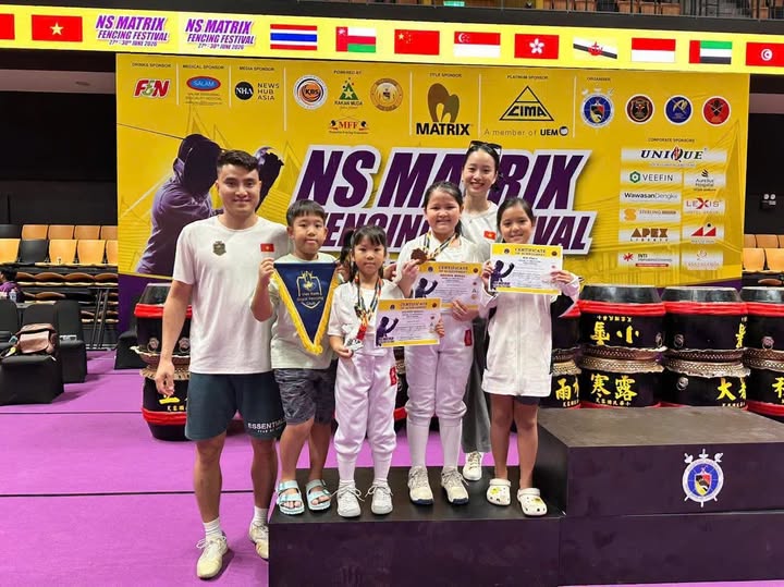 Đấu kiếm Việt Nam xếp nhì toàn đoàn tại giải đấu kiếm quốc tế ở Malaysia - Ảnh 1. Đấu kiếm Việt Nam xếp nhì toàn đoàn tại giải đấu kiếm quốc tế ở Malaysia - Ảnh 1.