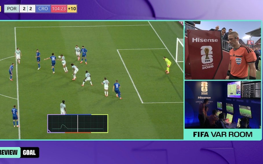 Check VAR World Cup 2026 hôm nay: Vì sao bàn gỡ hòa 2-2 của Croatia vào lưới Bồ Đào Nha bị hủy?