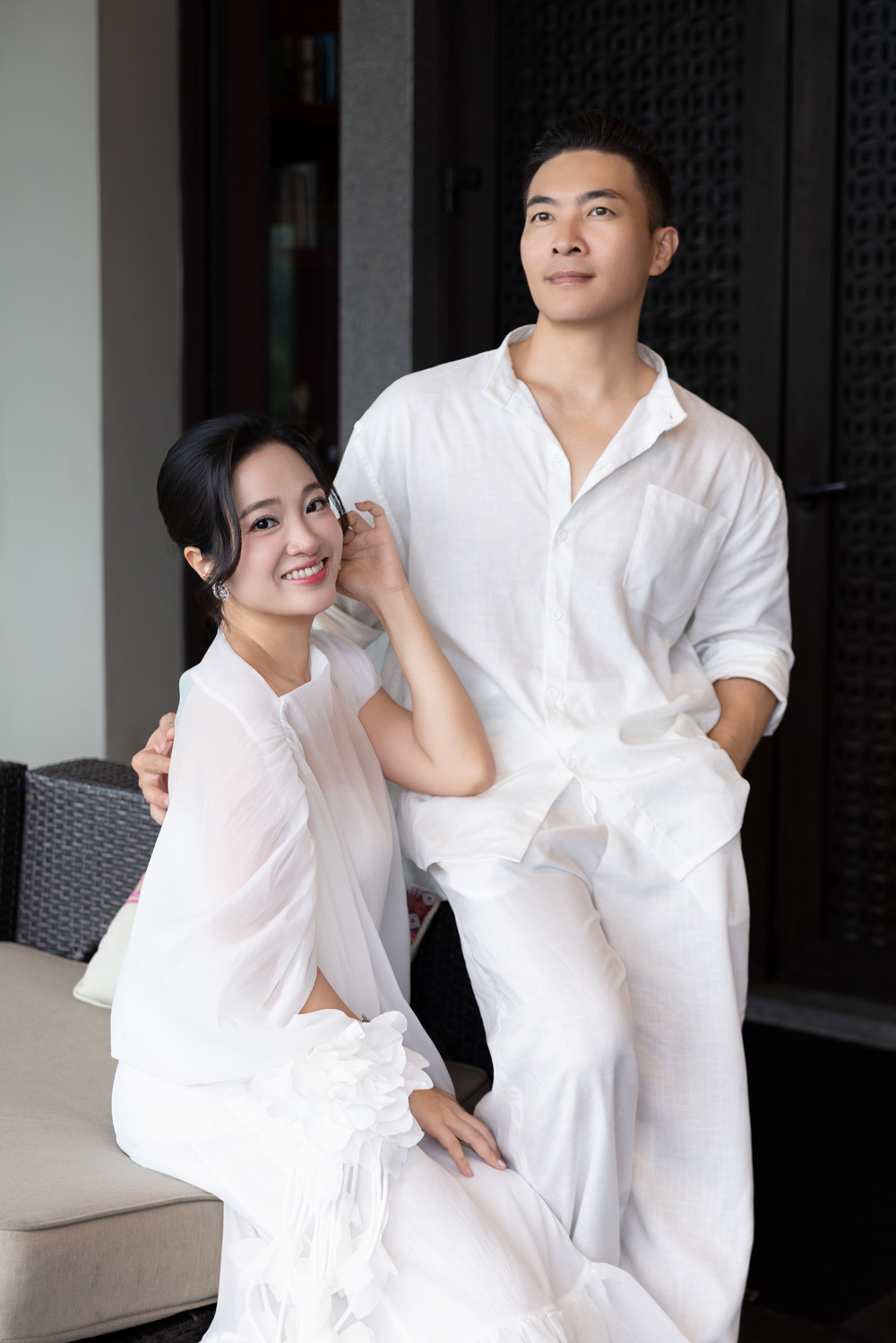 Dàn Hoa - Á hậu đồng điệu tông trắng dự show VUNGOC&SON - Ảnh 11. Dàn Hoa - Á hậu đồng điệu tông trắng dự show VUNGOC&SON - Ảnh 11.