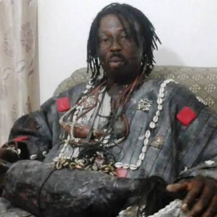 Pháp sư người Ghana Nana Kwaku Bonsam. Ảnh: X Pháp sư người Ghana Nana Kwaku Bonsam. Ảnh: X
