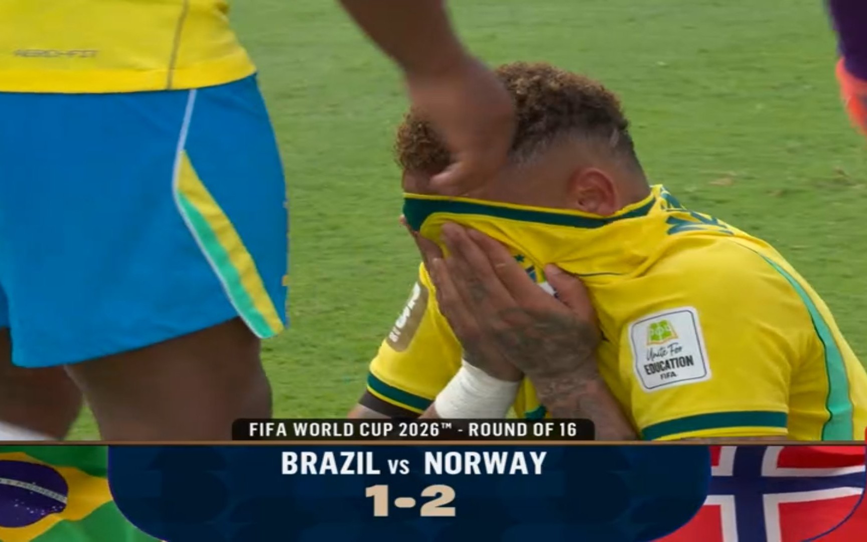 Neymar và giọt nước mắt của giấc mơ dang dở