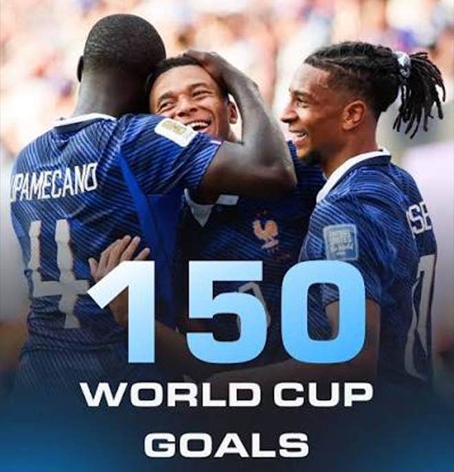 Tuyển Pháp đạt cột mốc đặc biệt ở World Cup 2026, Mbappe tiếp tục chinh phục những kỷ lục ghi bàn - Ảnh 1. Tuyển Pháp đạt cột mốc đặc biệt ở World Cup 2026, Mbappe tiếp tục chinh phục những kỷ lục ghi bàn - Ảnh 1.