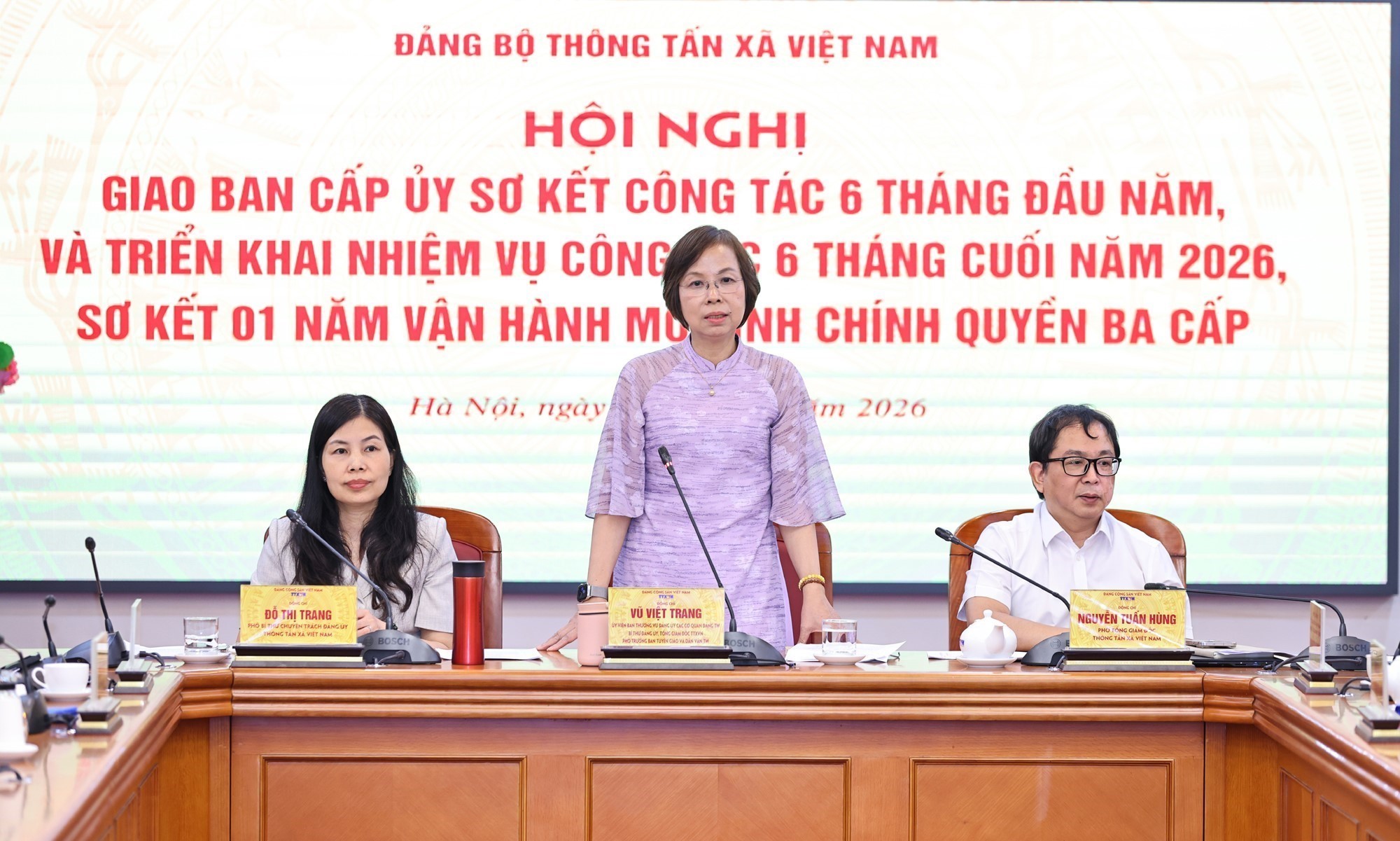 Đảng ủy Thông tấn xã Việt Nam triển khai nhiệm vụ 6 tháng cuối năm 2026 - Ảnh 3. Đảng ủy Thông tấn xã Việt Nam triển khai nhiệm vụ 6 tháng cuối năm 2026 - Ảnh 3.