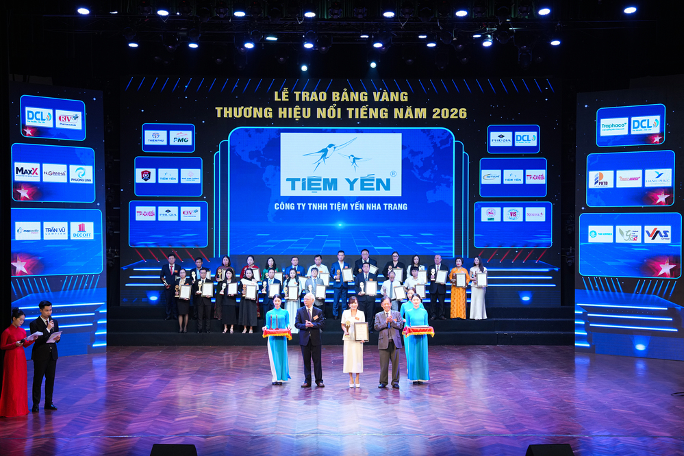 TIỆM YẾN NHA TRANG liên tiếp đạt 2 giải thưởng uy tín năm 2026 - Ảnh 1. TIỆM YẾN NHA TRANG liên tiếp đạt 2 giải thưởng uy tín năm 2026 - Ảnh 1.