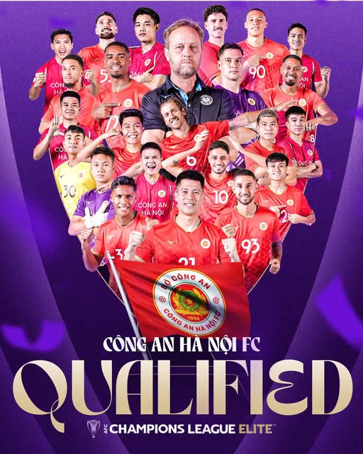CAHN xuất sắc giành vé tham dự AFC Champions League Elite 2026-2027. Ảnh: CAHN FC CAHN xuất sắc giành vé tham dự AFC Champions League Elite 2026-2027. Ảnh: CAHN FC