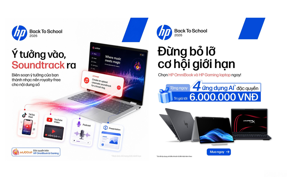 HP tặng “khủng” 4 ứng dụng AI khi mua laptop OmniBook và Gaming mùa tựu trường 2026 - Ảnh 3. HP tặng “khủng” 4 ứng dụng AI khi mua laptop OmniBook và Gaming mùa tựu trường 2026 - Ảnh 3.