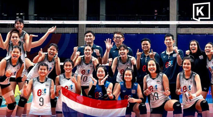 ĐT bóng chuyền U17 Thái Lan tạo địa chấn, đánh bại đội nhất bảng Ba Lan để vào tứ kết Giải vô địch thế giới - Ảnh 1. ĐT bóng chuyền U17 Thái Lan tạo địa chấn, đánh bại đội nhất bảng Ba Lan để vào tứ kết Giải vô địch thế giới - Ảnh 1.