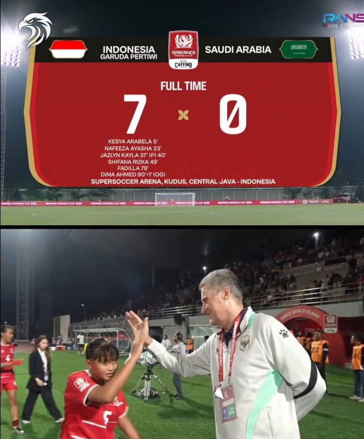 Tuyển trẻ Indonesia thắng 7-0 Saudi Arabia ở giải đấu tổ chức tại sân nhà - Ảnh 1.
