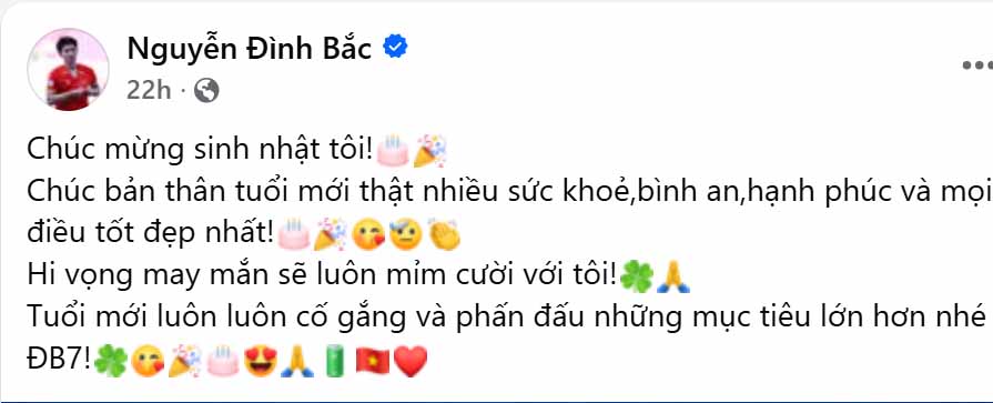 Đình Bắc không có một sinh nhật trọn vẹn, quyết tâm tỏa sáng ở chung kết ASEAN Cup 2026 - Ảnh 1.