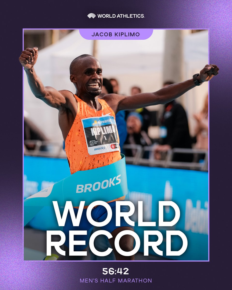 Yomif Kejelcha lập kỷ lục thế giới mới ở cự ly bán marathon - Ảnh 2. marathon