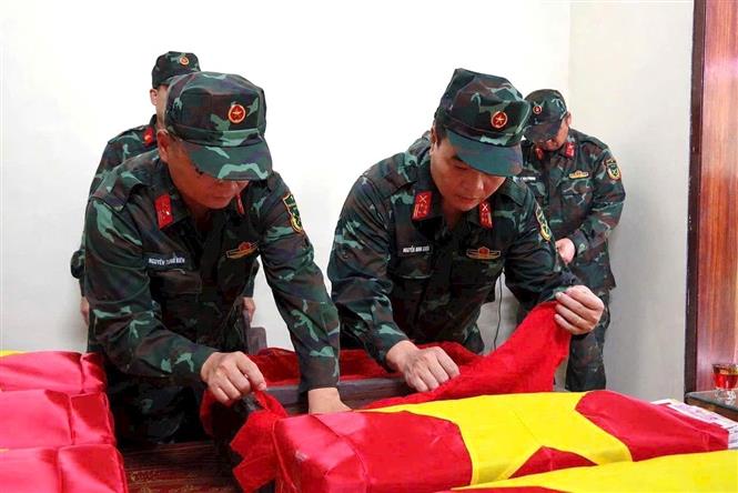 Thêm 8 hài cốt liệt sĩ được tìm thấy tại Mặt trận Vị Xuyên - Ảnh 2. Thêm 8 hài cốt liệt sĩ được tìm thấy tại Mặt trận Vị Xuyên - Ảnh 2.