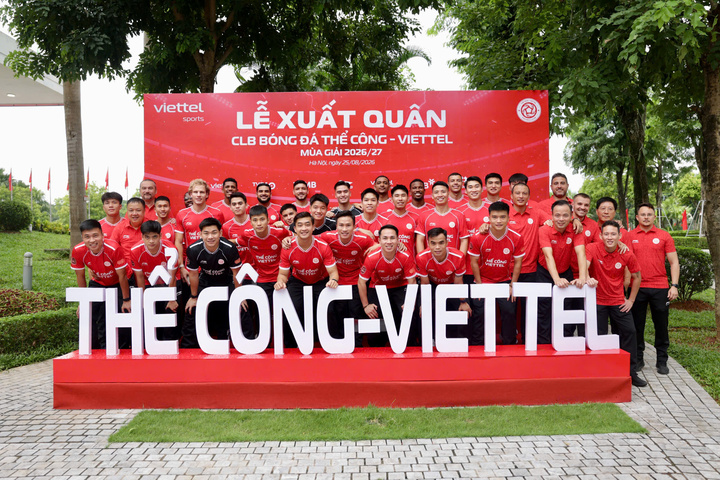 Thể Công - Viettel trình làng 11 tân binh, đặt mục tiêu vô địch V.League 2026/27 - Ảnh 3. Thể Công - Viettel trình làng 11 tân binh, đặt mục tiêu vô địch V.League 2026/27 - Ảnh 3.