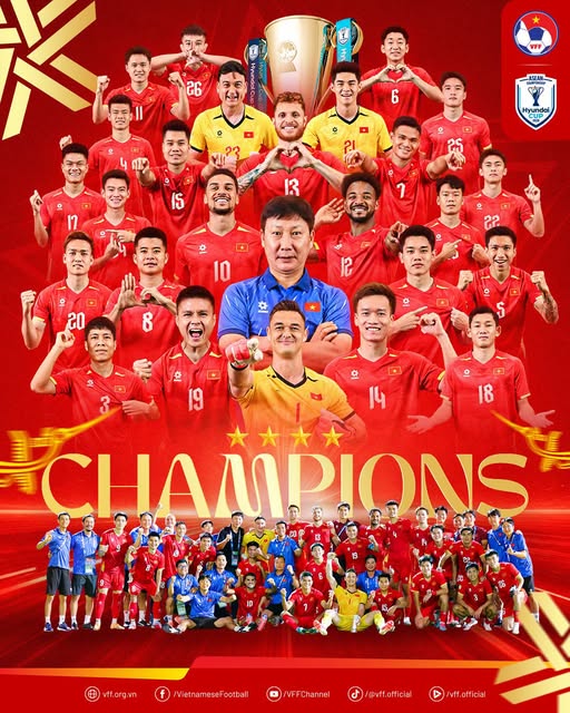 Đội tuyển Việt Nam được nhận gần 30 tỷ tiền thưởng sau khi bảo vệ thành công chức vô địch Đông Nam Á - Ảnh 1. Đội tuyển Việt Nam được nhận gần 30 tỷ tiền thưởng sau khi bảo vệ thành công chức vô địch Đông Nam Á - Ảnh 1.