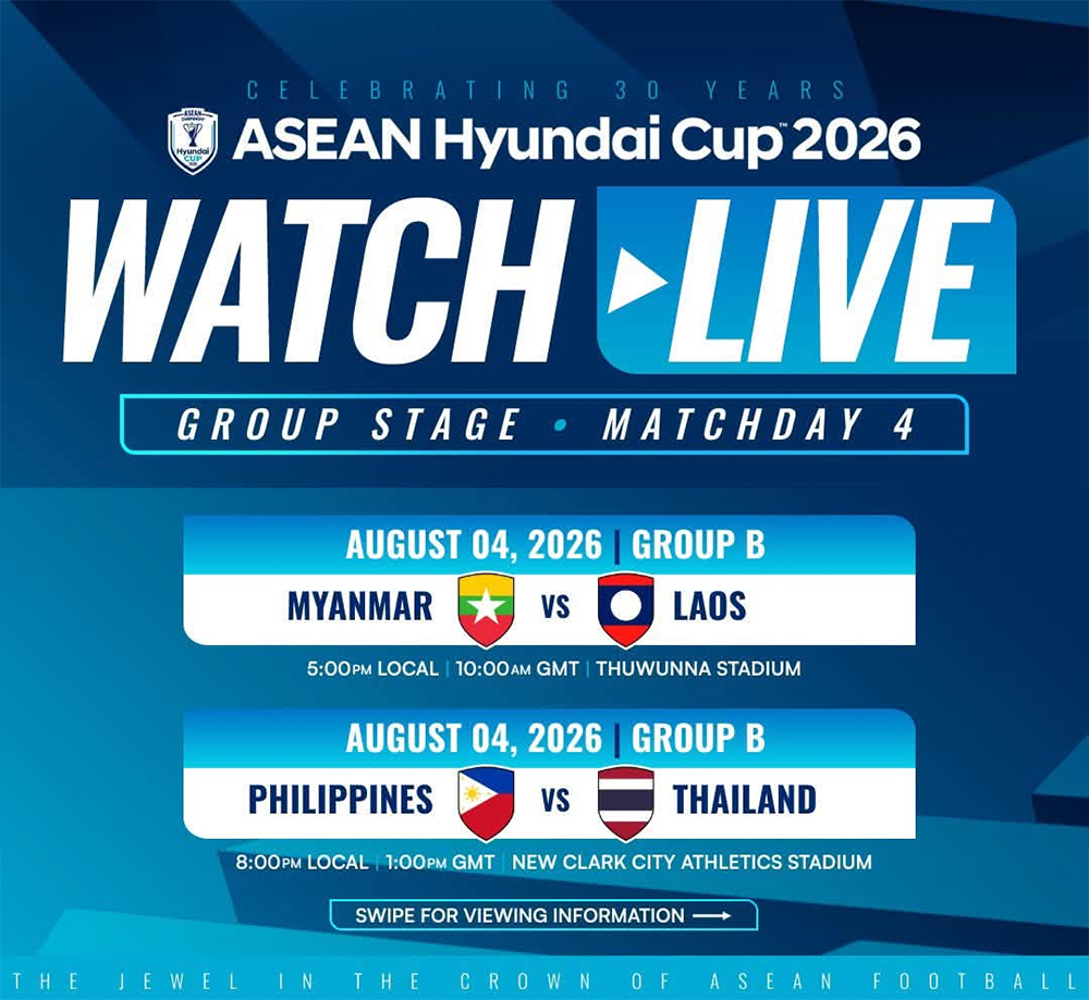 Lịch thi đấu ASEAN Cup 2026 hôm nay 4/8 - Ảnh 1.