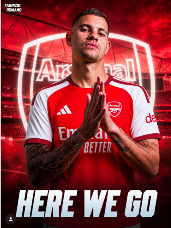 Arsenal đã tiến rất gần tới việc hoàn tất bản hợp đồng bom tấn mang tên Bruno Guimaraes sau khi đạt được thỏa thuận trị giá 75 triệu bảng với Newcastle United. Ảnh: IG Fabrizio Romano Arsenal đã tiến rất gần tới việc hoàn tất bản hợp đồng bom tấn mang tên Bruno Guimaraes sau khi đạt được thỏa thuận trị giá 75 triệu bảng với Newcastle United. Ảnh: IG Fabrizio Romano