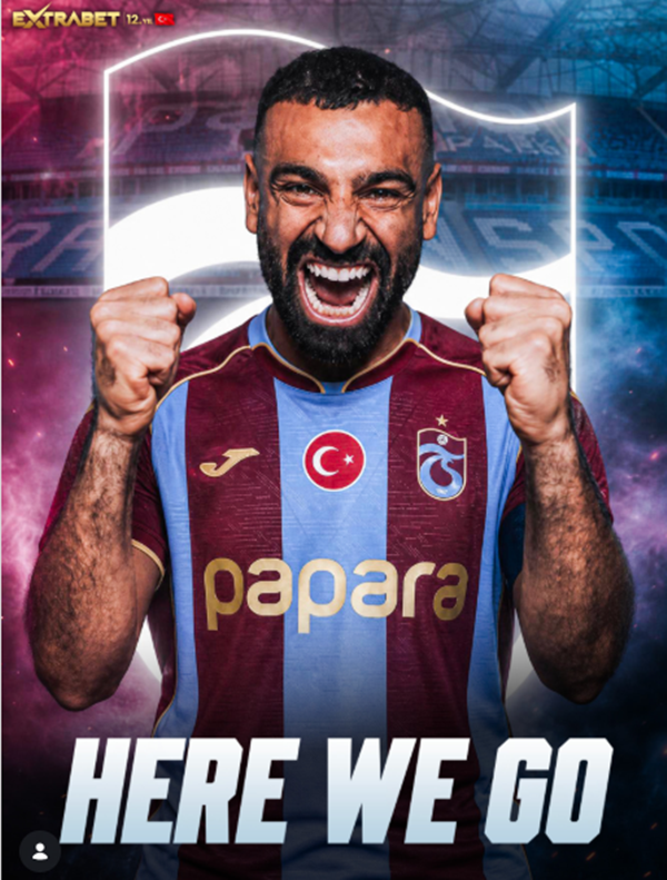 Sau nhiều tuần đồn đoán về tương lai, tiền đạo Mohamed Salah được cho là đã đạt thỏa thuận gia nhập CLB Trabzonspor của Thổ Nhĩ Kỳ theo bản hợp đồng có thời hạn 2 năm. Ảnh: IG Fabrizio Romano Sau nhiều tuần đồn đoán về tương lai, tiền đạo Mohamed Salah được cho là đã đạt thỏa thuận gia nhập CLB Trabzonspor của Thổ Nhĩ Kỳ theo bản hợp đồng có thời hạn 2 năm. Ảnh: IG Fabrizio Romano