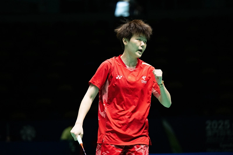 Han Qianxi - đối thủ của Vũ Thị Trang tại tứ kết giải cầu lông Korea Masters 2026, mạnh cỡ nào? - Ảnh 1.