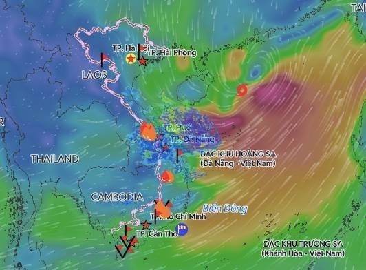 Bão số 5 không thay đổi cường độ, hướng về vùng biển phía Đông Bắc khu vực Bắc Biển Đông - Ảnh 1. Bão số 5 không thay đổi cường độ, hướng về vùng biển phía Đông Bắc khu vực Bắc Biển Đông - Ảnh 1.