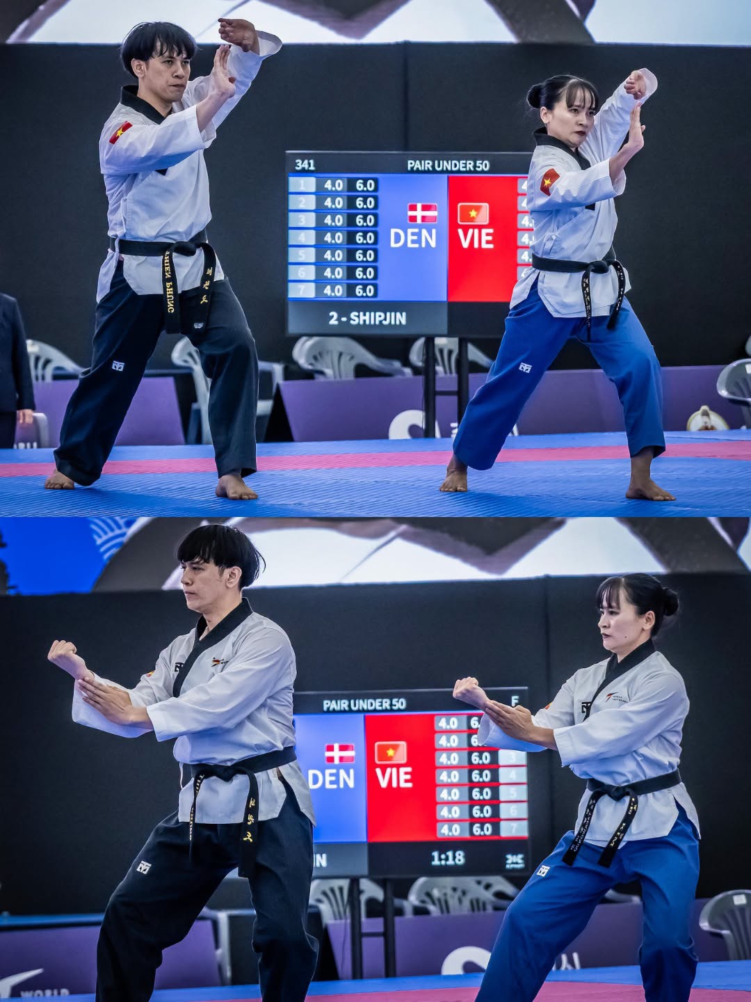 Nguyễn Thiên Phụng, Nguyễn Thị Lệ Kim vô địch taekdondo thế giới - Ảnh 2. Nguyễn Thiên Phụng, Nguyễn Thị Lệ Kim vô địch taekdondo thế giới - Ảnh 2.