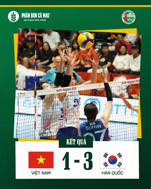 ASIAD 2026: HLV Hàn Quốc chỉ ra nhân tố giúp đội nhà thắng ĐT bóng chuyền nữ Việt Nam - Ảnh 1. ASIAD 2026: HLV Hàn Quốc chỉ ra nhân tố giúp đội nhà thắng ĐT bóng chuyền nữ Việt Nam - Ảnh 1.
