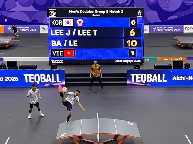 Từ tấm huy chương SEA Games đến trận tranh HCĐ ASIAD 2026: Teqball Việt Nam đi nhanh hơn kỳ vọng - Ảnh 6. Từ tấm huy chương SEA Games đến trận tranh HCĐ ASIAD 2026: Teqball Việt Nam đi nhanh hơn kỳ vọng - Ảnh 6.