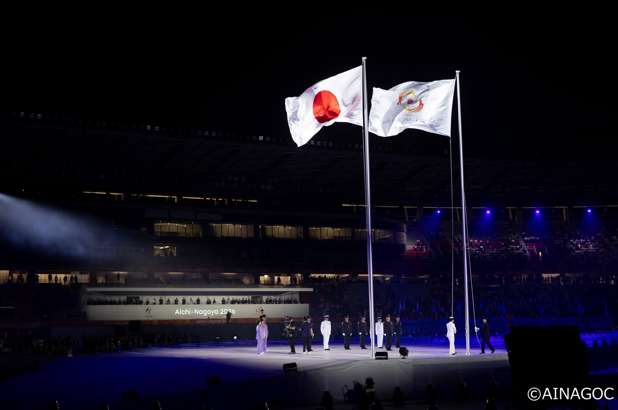 Lễ khai mạc ASIAD 2026: Hoành tráng, đậm đà bản sắc Nhật Bản - Ảnh 12. Lễ khai mạc ASIAD 2026: Hoành tráng, đậm đà bản sắc Nhật Bản - Ảnh 12.