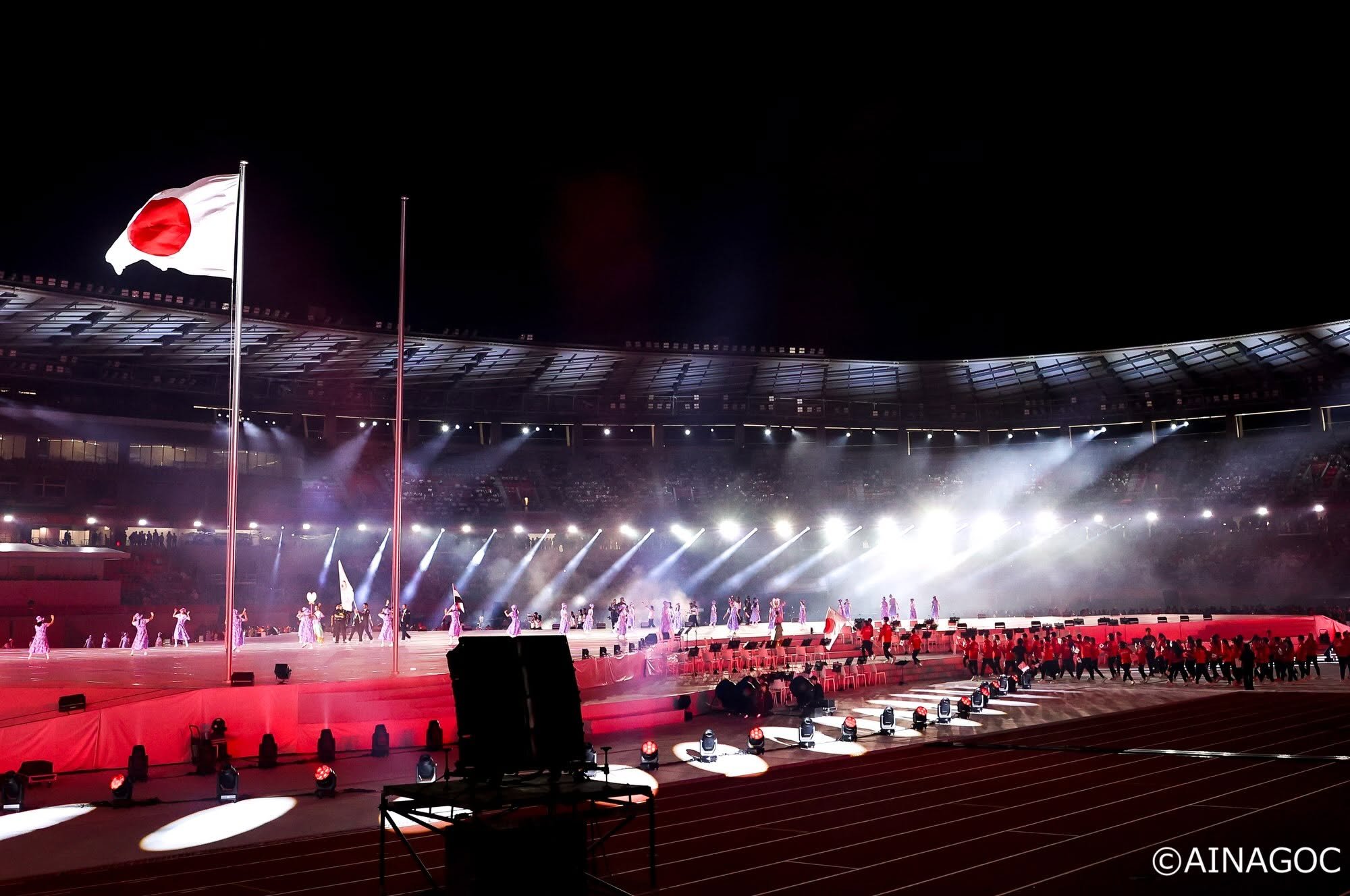 Lễ khai mạc ASIAD 2026: Hoành tráng, đậm đà bản sắc Nhật Bản - Ảnh 11. Lễ khai mạc ASIAD 2026: Hoành tráng, đậm đà bản sắc Nhật Bản - Ảnh 11.