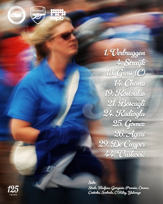 TRỰC TIẾP bóng đá Brighton vs Arsenal: Gyokeres dự bị - Ảnh 2. TRỰC TIẾP bóng đá Brighton vs Arsenal: Gyokeres dự bị - Ảnh 2.