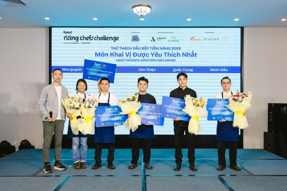 Thử Thách Đầu Bếp Tiềm Năng 2026 vinh danh thế hệ đầu bếp trẻ tại vòng Chung kết - Ảnh 6. Thử Thách Đầu Bếp Tiềm Năng 2026 vinh danh thế hệ đầu bếp trẻ tại vòng Chung kết - Ảnh 6.