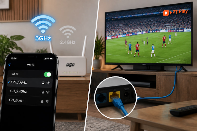 Nguyên nhân WiFi yếu khi xem bóng đá và cách cải thiện trải nghiệm tại nhà - Ảnh 2.