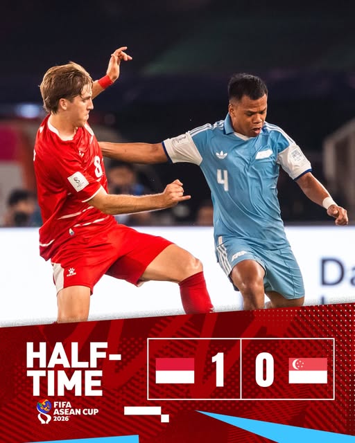 TRỰC TIẾP bóng đá Indonesia vs Singapore: Đội bóng xứ vạn đảo chơi lấn lướt (H1KT, 1-0) - Ảnh 1.