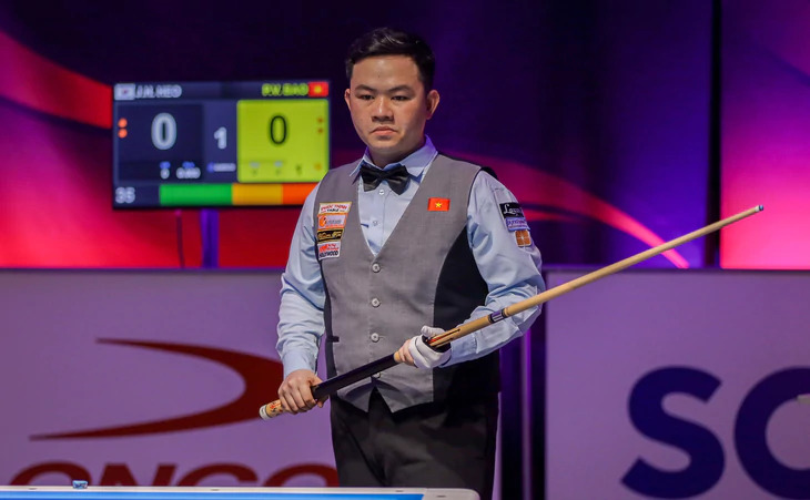 Bao Phương Vinh giành ngôi á quân billiards carom 3 băng thế giới - Ảnh 1.