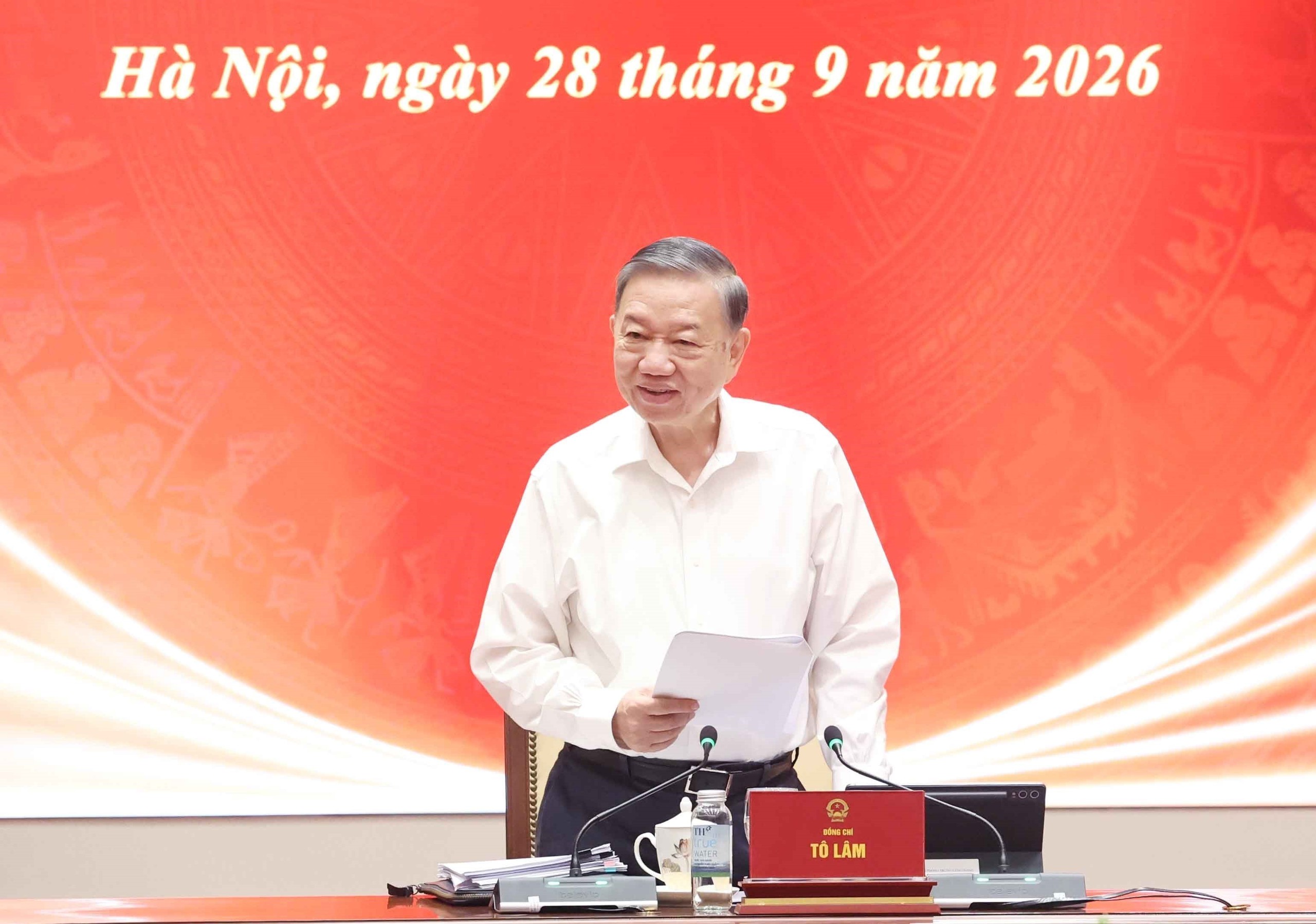 Tổng Bí thư, Chủ tịch nước Tô Lâm phát biểu chỉ đạo