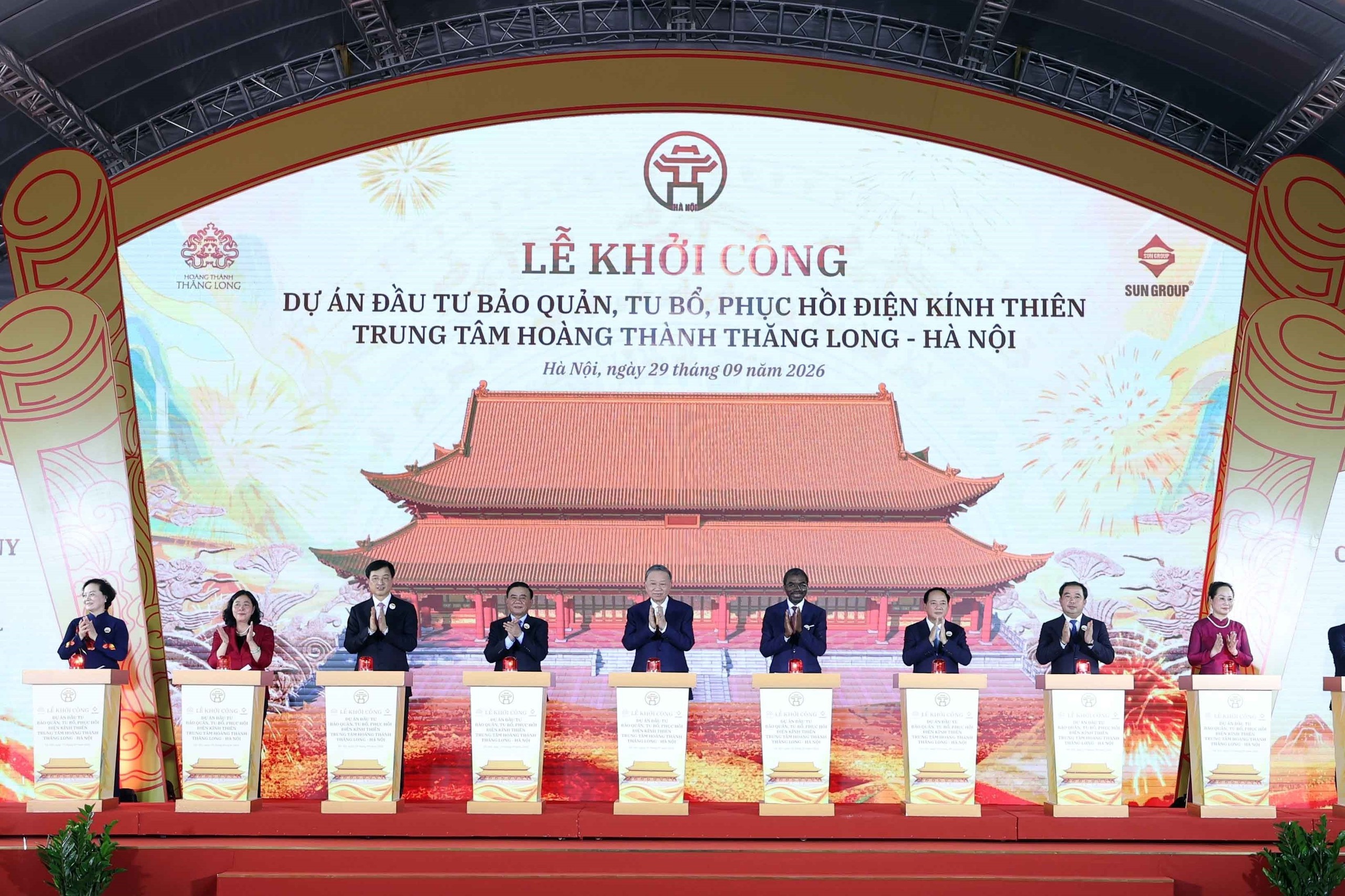 Lễ khởi công Dự án bảo quản, tu bổ, phục hồi Điện Kính Thiên