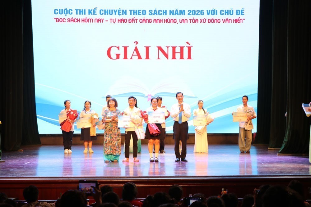 Cuộc thi kể chuyện theo sách: Lan tỏa tình yêu lịch sử, văn hóa đất Cảng - Ảnh 2. Cuộc thi kể chuyện theo sách: Lan tỏa tình yêu lịch sử, văn hóa đất Cảng - Ảnh 2.