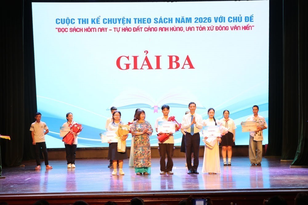 Cuộc thi kể chuyện theo sách: Lan tỏa tình yêu lịch sử, văn hóa đất Cảng - Ảnh 3. Cuộc thi kể chuyện theo sách: Lan tỏa tình yêu lịch sử, văn hóa đất Cảng - Ảnh 3.