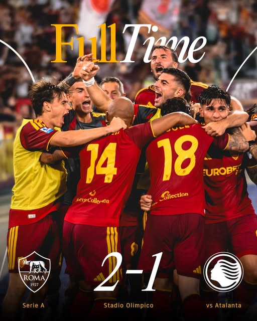 Roma thắng Atalanta 2-1 ở vòng 3 Serie A. Ảnh: CLB Roma Roma thắng Atalanta 2-1 ở vòng 3 Serie A. Ảnh: CLB Roma