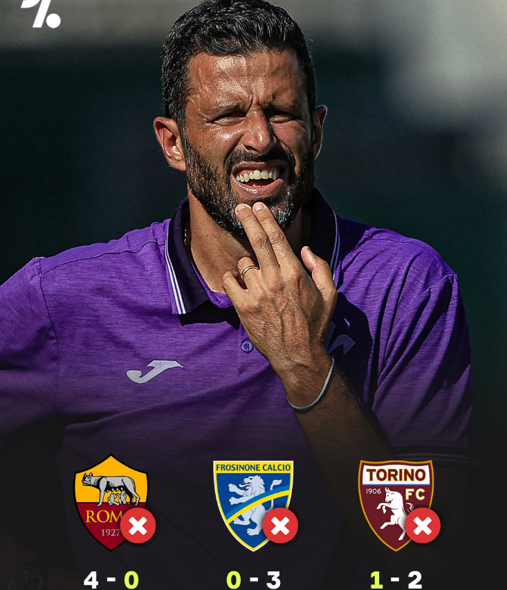 Fiorentina sa thải HLV Fabio Grosso. Ảnh: One Football