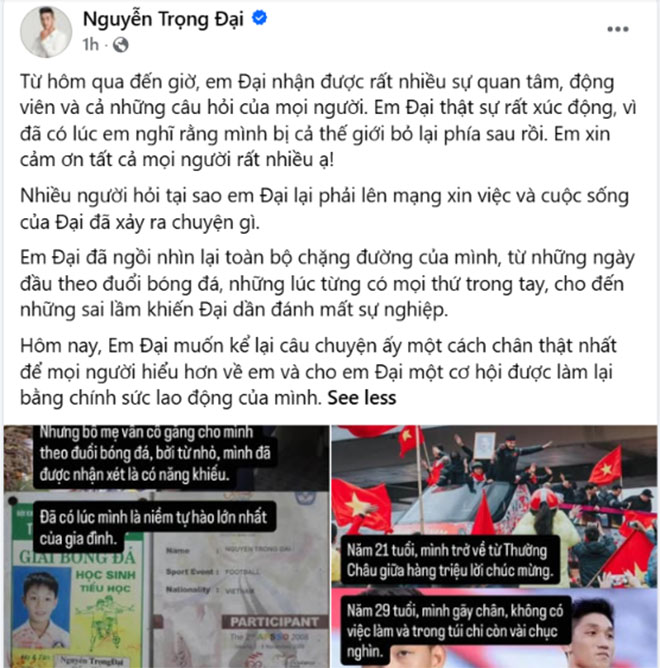 Nguyễn Trọng Đại: Cá độ đã làm tôi mất tất cả - Ảnh 4. Trọng Đại