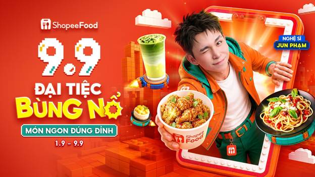 "Sạc" năng lượng cho tháng 9 đầy hứng khởi với ShopeeFood 9.9 - Ảnh 1.