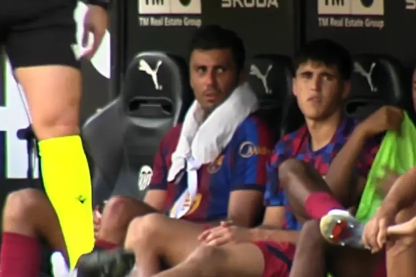Rodri bị đọc khẩu hình liên tục chê đối thủ của Barca quá yếu - Ảnh 1.