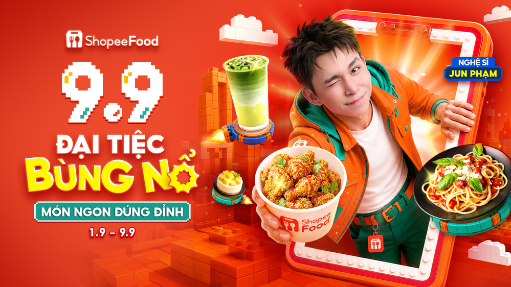 "Sạc" năng lượng cho tháng 9 đầy hứng khởi với ShopeeFood 9.9 - Ảnh 1. "Sạc" năng lượng cho tháng 9 đầy hứng khởi với ShopeeFood 9.9 - Ảnh 1.