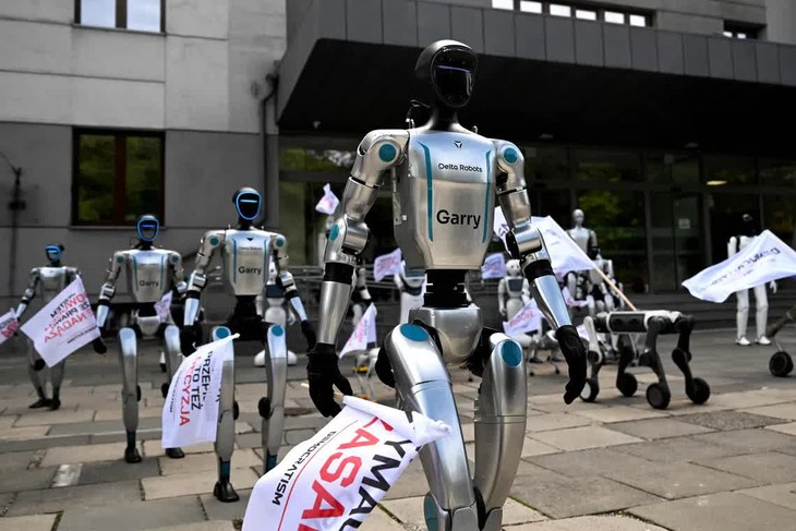 Trí tuệ nhân tạo: Robot biểu tình chống AI - Ảnh 1. Trí tuệ nhân tạo: Robot biểu tình chống AI - Ảnh 1.