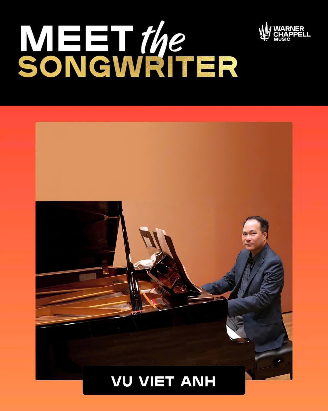 Warner Chappell Music ký thỏa thuận xuất bản toàn cầu với nhạc sĩ Việt Anh - Ảnh 1. Warner Chappell Music ký thỏa thuận xuất bản toàn cầu với nhạc sĩ Việt Anh - Ảnh 1.