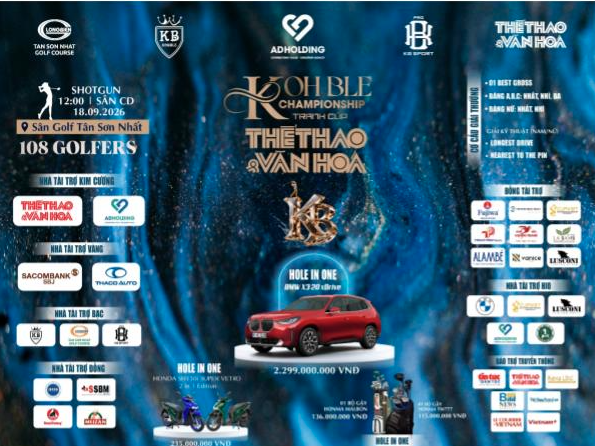 KOHBLE Championship 2026 tạo sức hút trước ngày tranh tài - Ảnh 1. KOHBLE Championship 2026 tạo sức hút trước ngày tranh tài - Ảnh 1.
